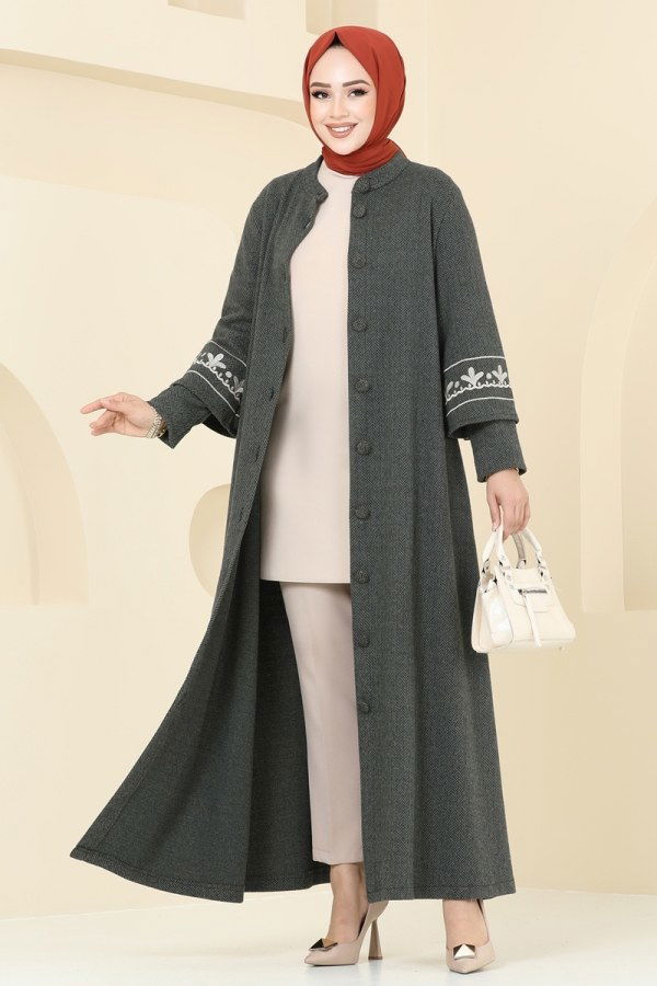 Abaya 22027UKB139 Khaki - 2