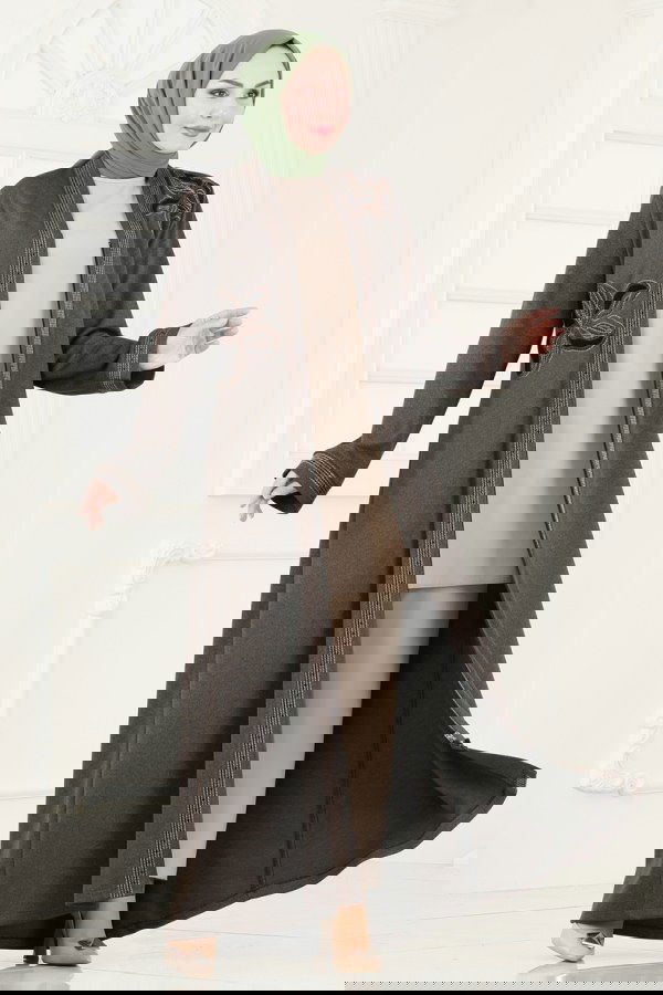 Modaselvim 30%+10% OFF YOUR CART Abaya 2247EDM718 Vision