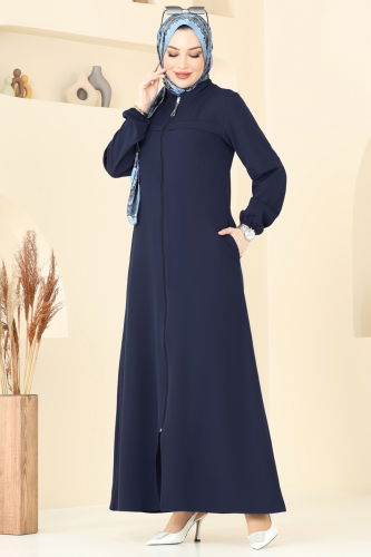 U.K.B. - Abaya 23006UKB139 Navy Blue
