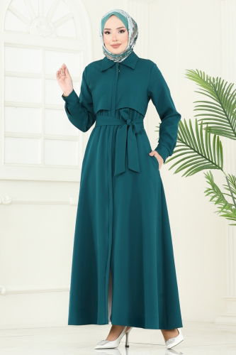 U.K.B. - Abaya 23021UKB139 Petroleum