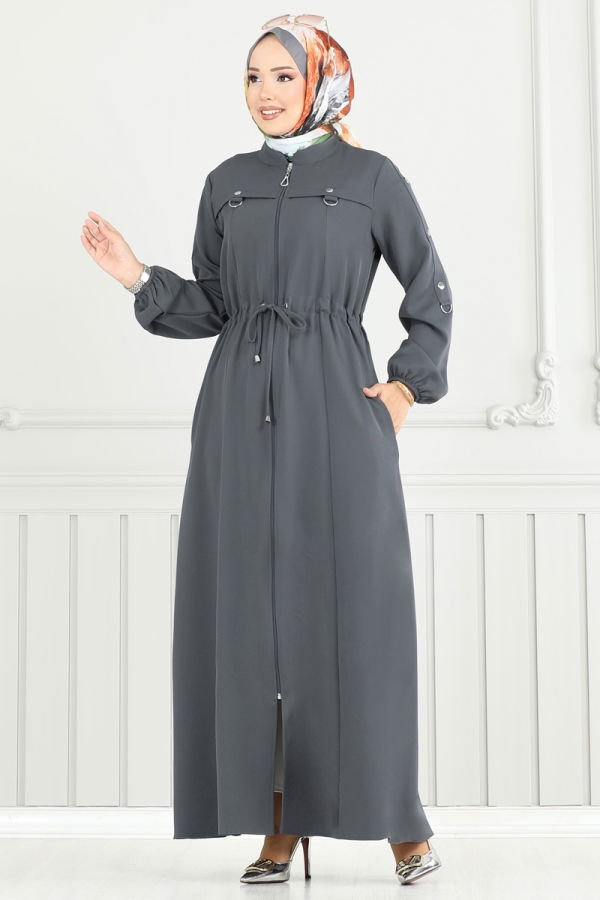 Modaselvim NET 20%+20% DISCOUNT IN THE CARD Abaya 23024UKB139 Anthracite