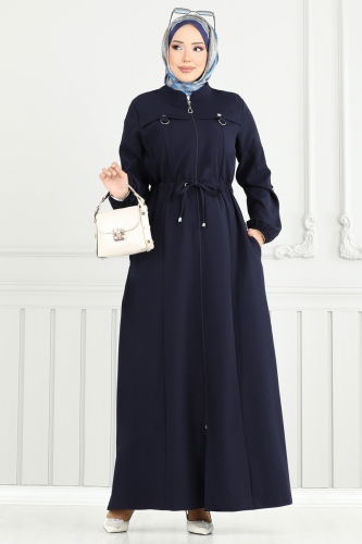 U.K.B. - Abaya 23024UKB139 Navy Blue