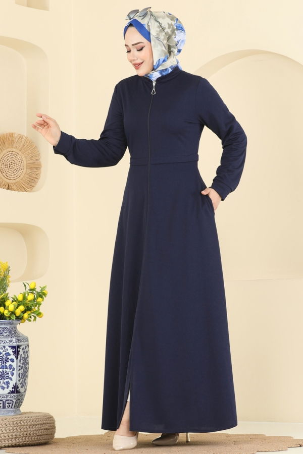 Modaselvim Abaya Abaya 23032UKB139 Navy Blue