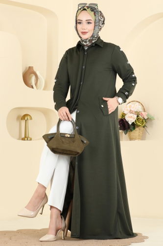 U.K.B. - Abaya 24014UKB139 Khaki