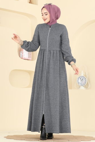 U.K.B.K. - Abaya 24083UKBK1160 Gray