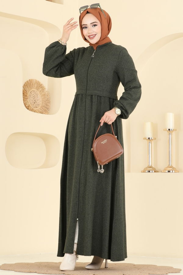 Modaselvim Abaya Abaya 24083UKBK1160 Khaki