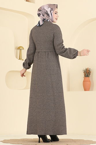 moda selvim Abaya 24083UKBK1160 Vision - Thumbnail