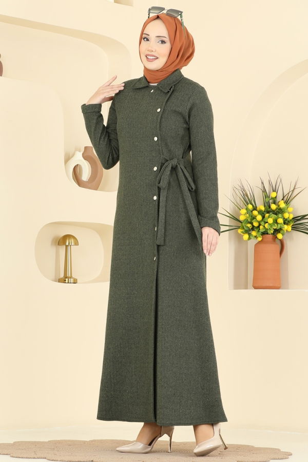 Modaselvim Abaya Abaya 24094UKBK1160 Khaki