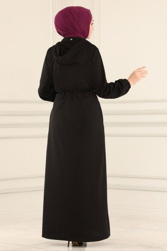 moda selvim 2428SL432 اسود فراجه - Thumbnail