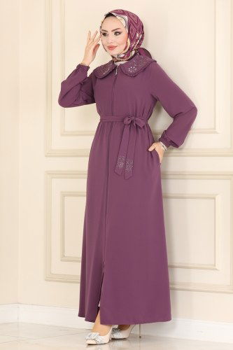 moda selvim 2450SL432 ارجواني فاتح فراجه - Thumbnail