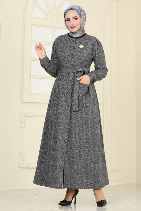 Abaya 24644UKB139 Gray - 3