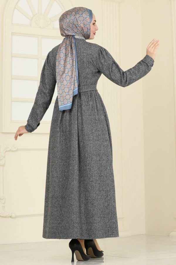 Abaya 24644UKB139 Gray - 5