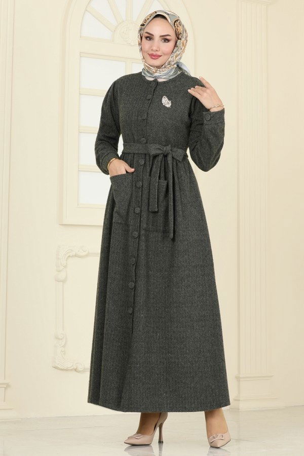 Abaya 24644UKB139 Khaki - 2