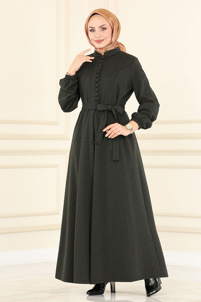 Khaki abaya on sale