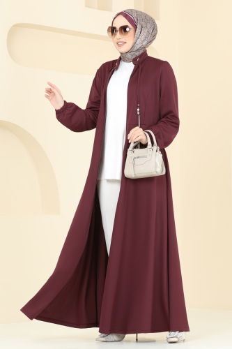 S.L. - Abaya 2483SL432 Burgundy