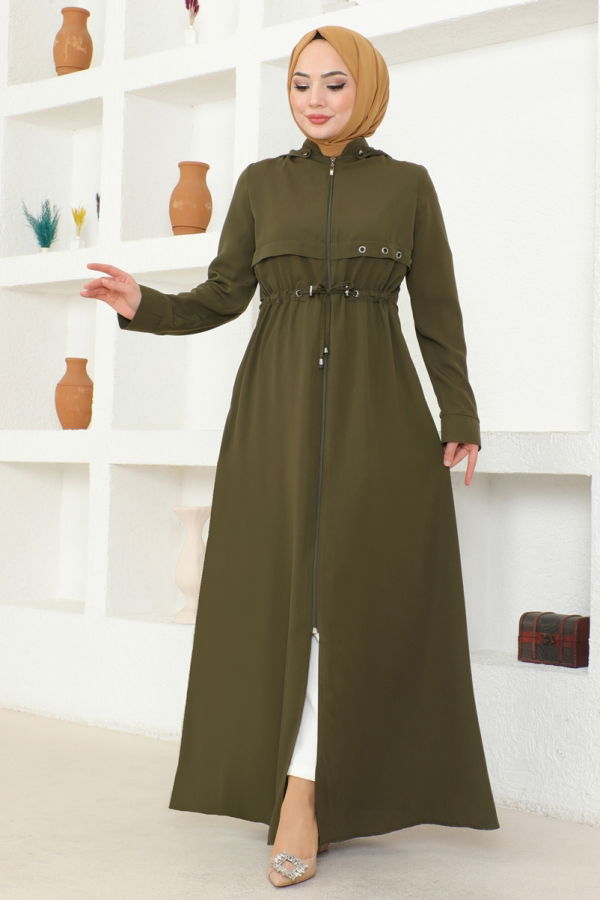 Modaselvim BIG SEASON DISCOUNT Abaya 25215PD194 Khaki