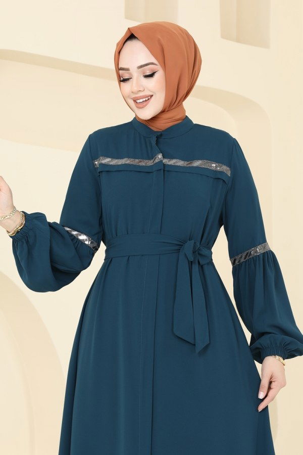 Abaya 2570SL432 Petroleum - 4