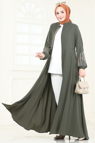 S.L. - Abaya 2583SL432 Khaki