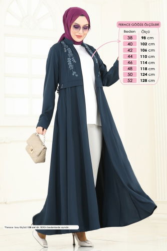 S.L. - Abaya 2612SL432 Petroleum