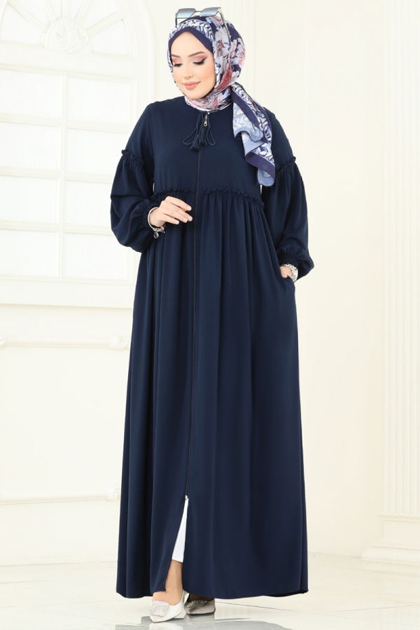 Modaselvim عباءة عباءة كحلي 2638SL432