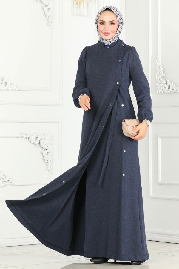 Modaselvim Abaya Abaya 2659SL432 Navy Blue