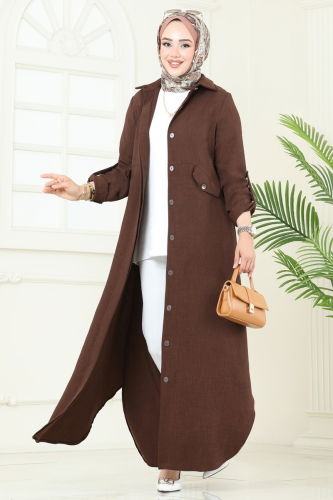 S.L. - Abaya 2681SL432 Brown