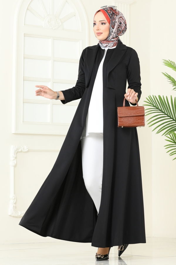 Modaselvim NET 20%+20% DISCOUNT IN THE CARD Abaya 2698SL432 Black