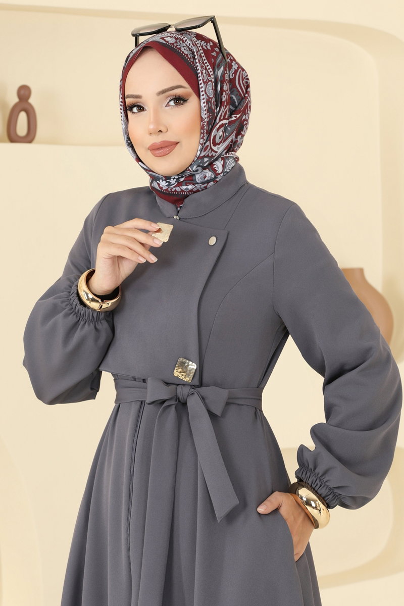 Abaya 2726SL432 Anthracite - Moda Selvim