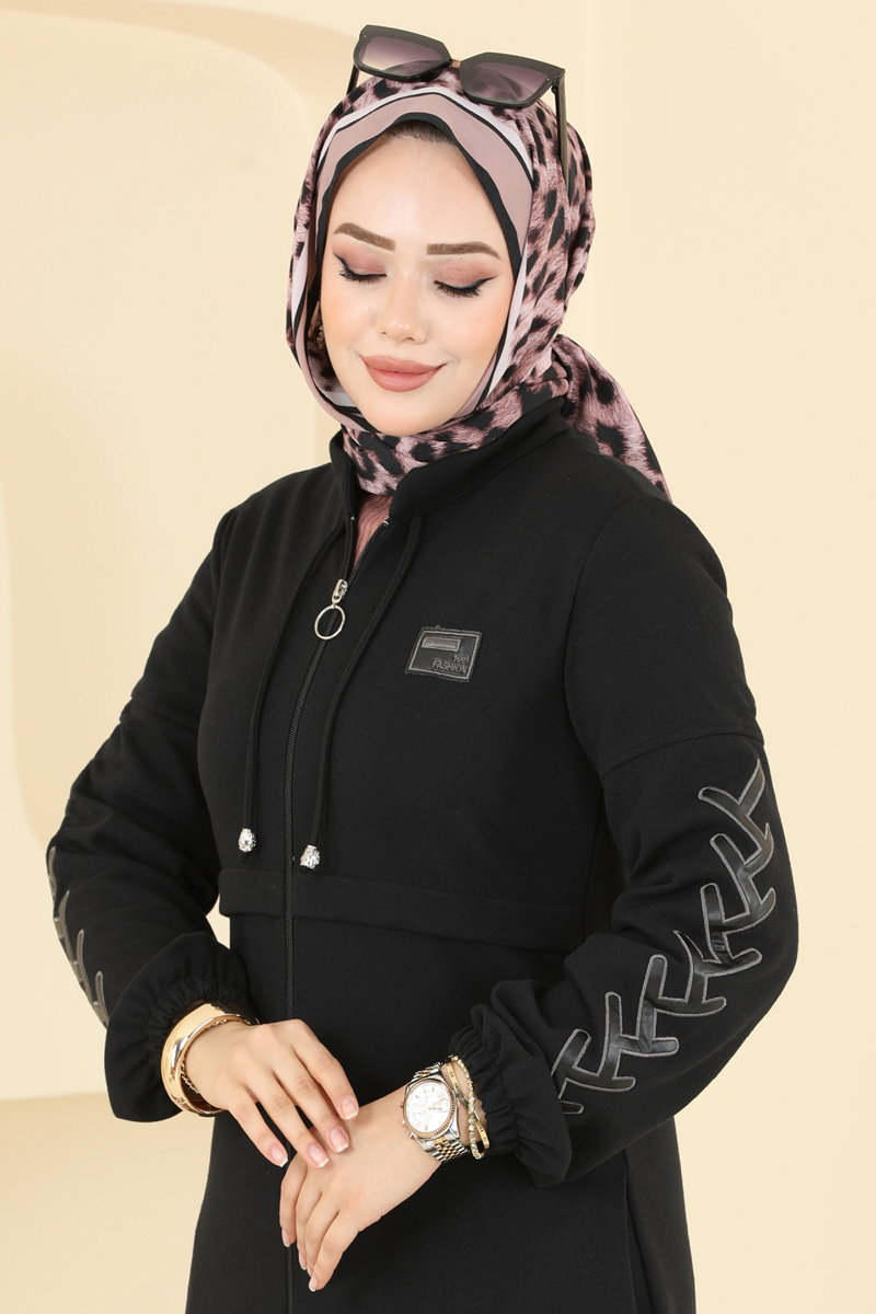 Abaya 2753SL432 Black - Moda Selvim