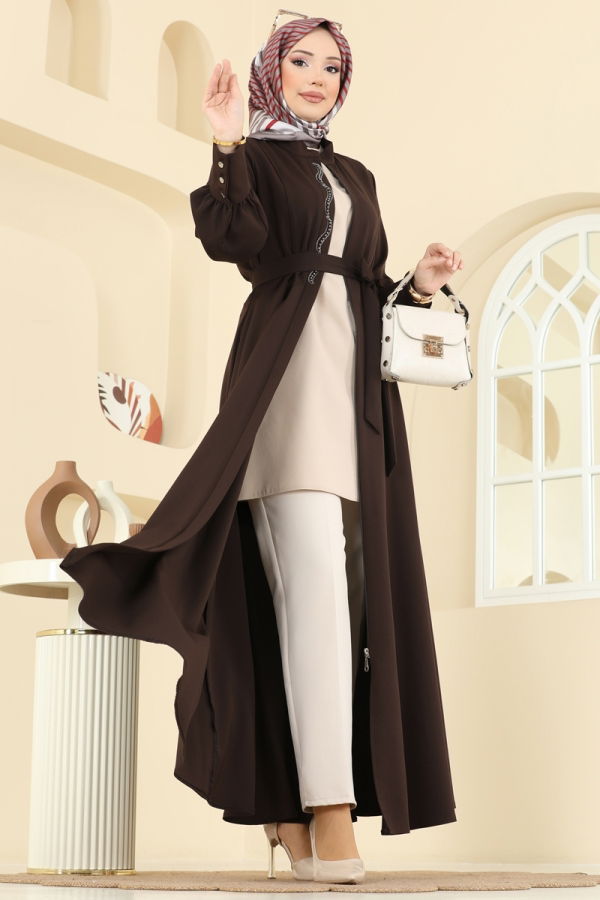 Modaselvim Abaya Abaya 2760SL432 Bitter Brown
