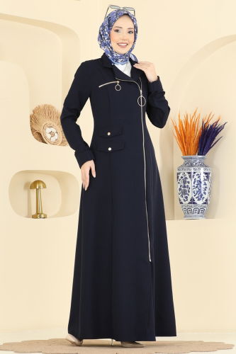 S.L. - عباءة كحلي 2809SL432