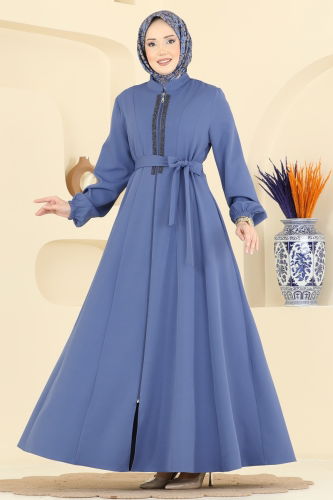 S.L. - Abaya 2821SL432 Indigo