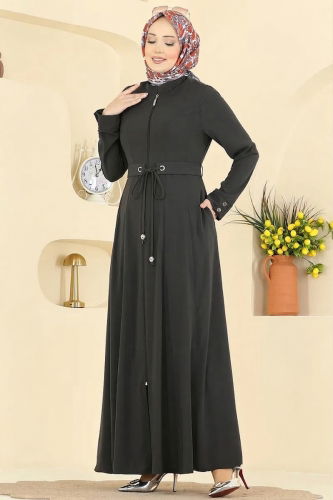 S.L. - عباءة رمادي غامق 2832SL432