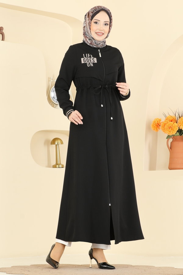 Modaselvim Abaya Abaya 2843SLK540 Black