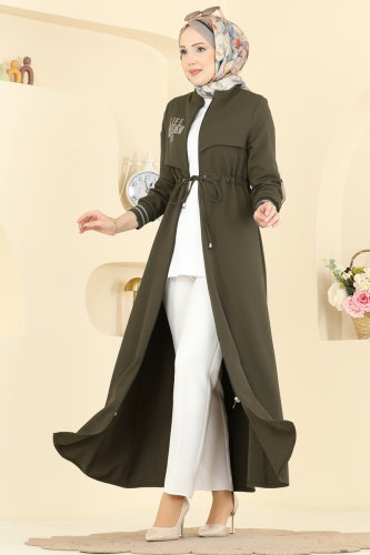 S.L.K. - Abaya 2843SLK540 Khaki