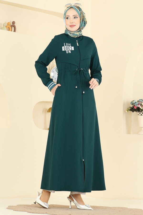 Modaselvim Abaya Abaya 2843SLK540 Petroleum