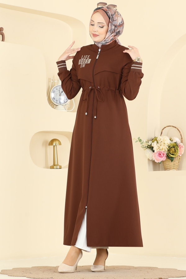 Modaselvim Abaya Abaya 2843SLK540 Tan