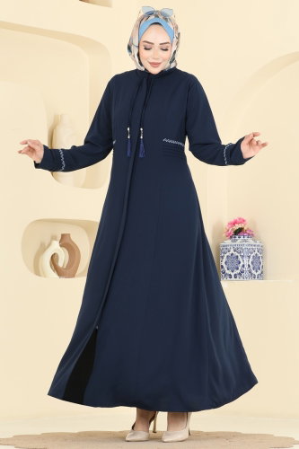 S.L. - عباءة كحلي 2856SL432