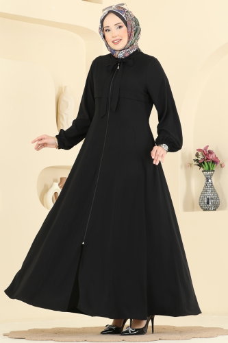 S.L. - عباءة أسود 2886SL432