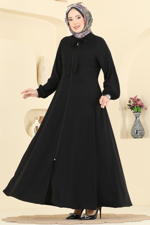 Modaselvim عباءة عباءة أسود 2886SL432