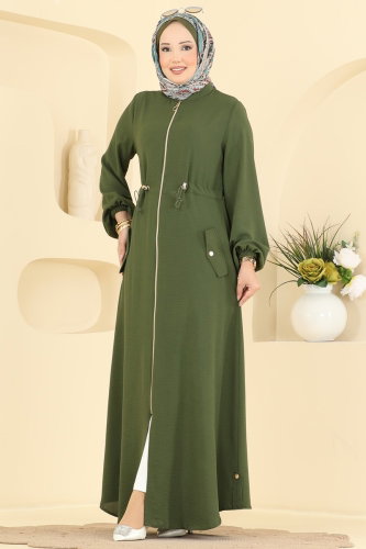 S.L. - عباءة اخضر عفني 2952SL432
