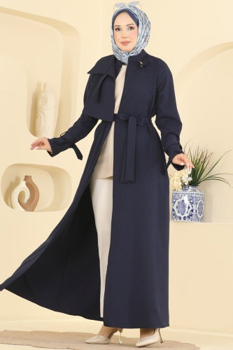 S.L. - عباءة كحلي 2964SL432