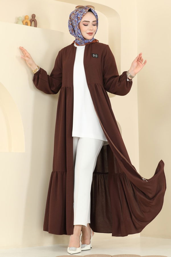 Modaselvim Abaya Abaya 3033SMD1186 Brown