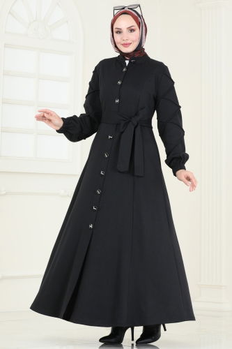 D.V.L. - Abaya 303DVL817 Black