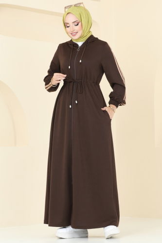 D.V.L. - Abaya 311DVL817 Brown