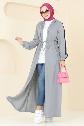 D.V.L. - Abaya 311DVL817 Gray