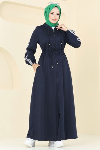 D.V.L. - Abaya 311DVL817 Navy Blue