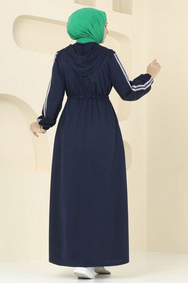 Abaya 311DVL817 Navy Blue - 5