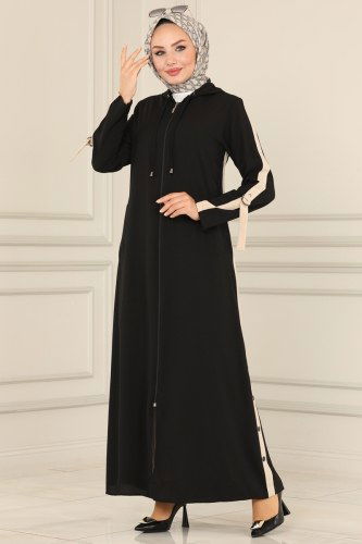 P.D. - Abaya 3132PD194 Black&Vision