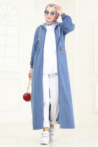 M.S.A. - Abaya 318MSA980 Light Denim